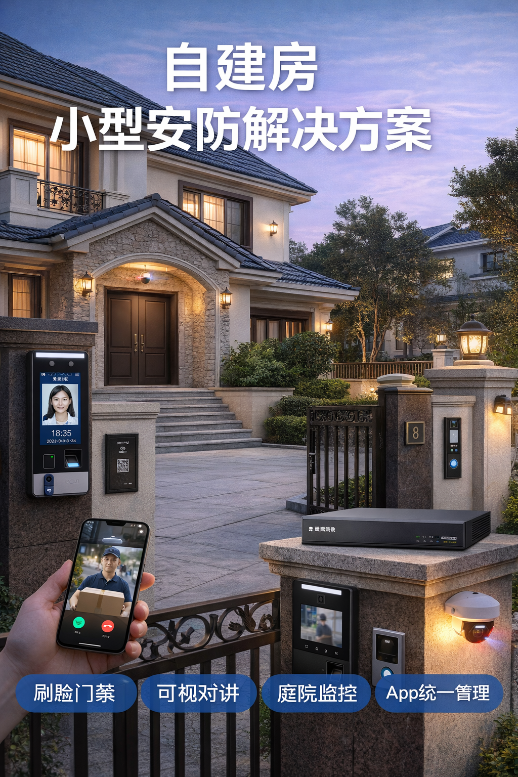 自建房小型安防解决方案