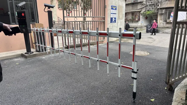 小区出入口道闸安装