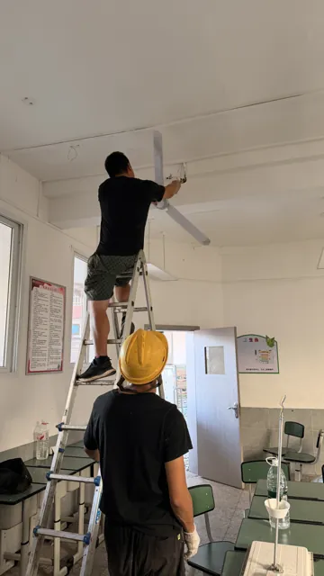 室内施工安装过程